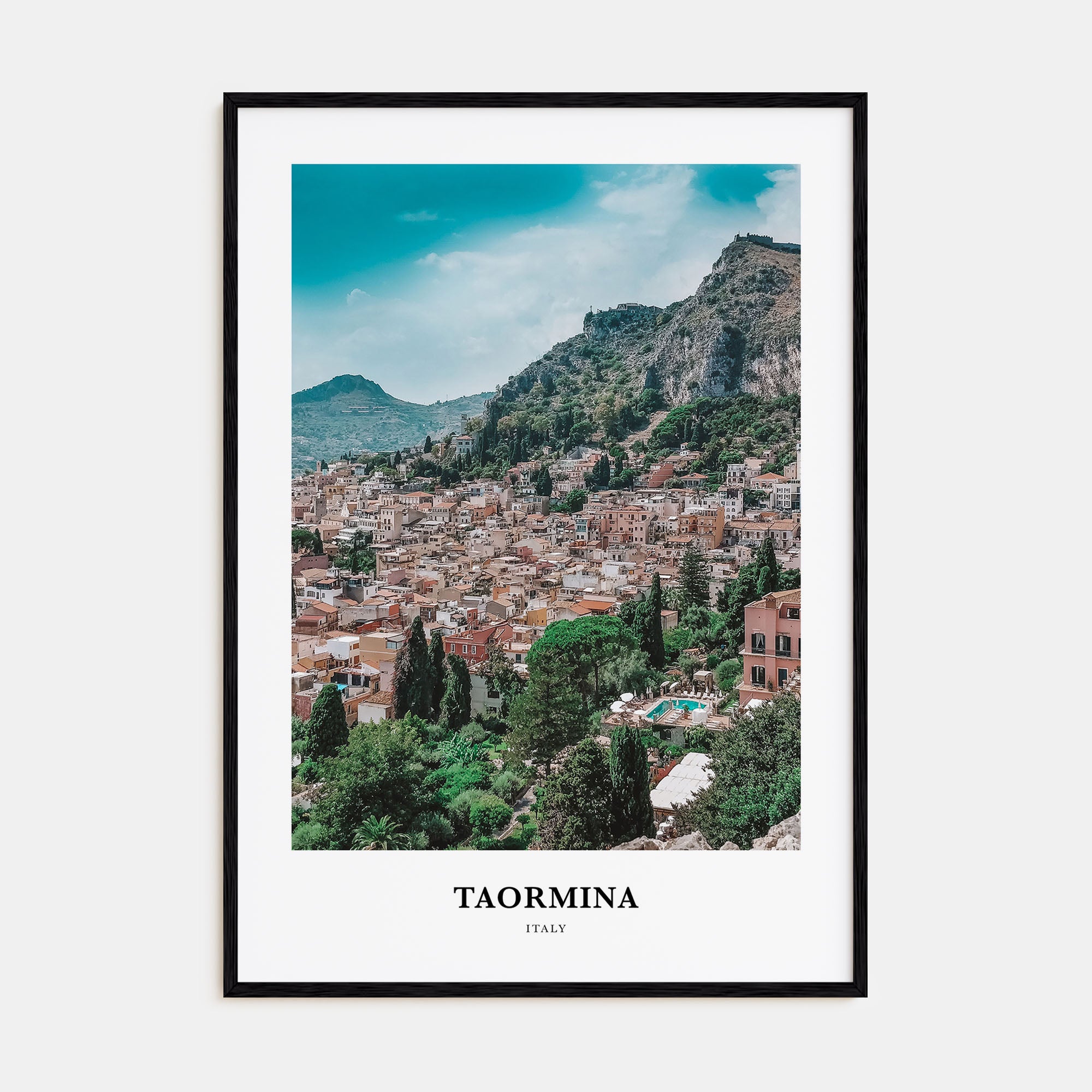 Taormina Portrait Color Poster