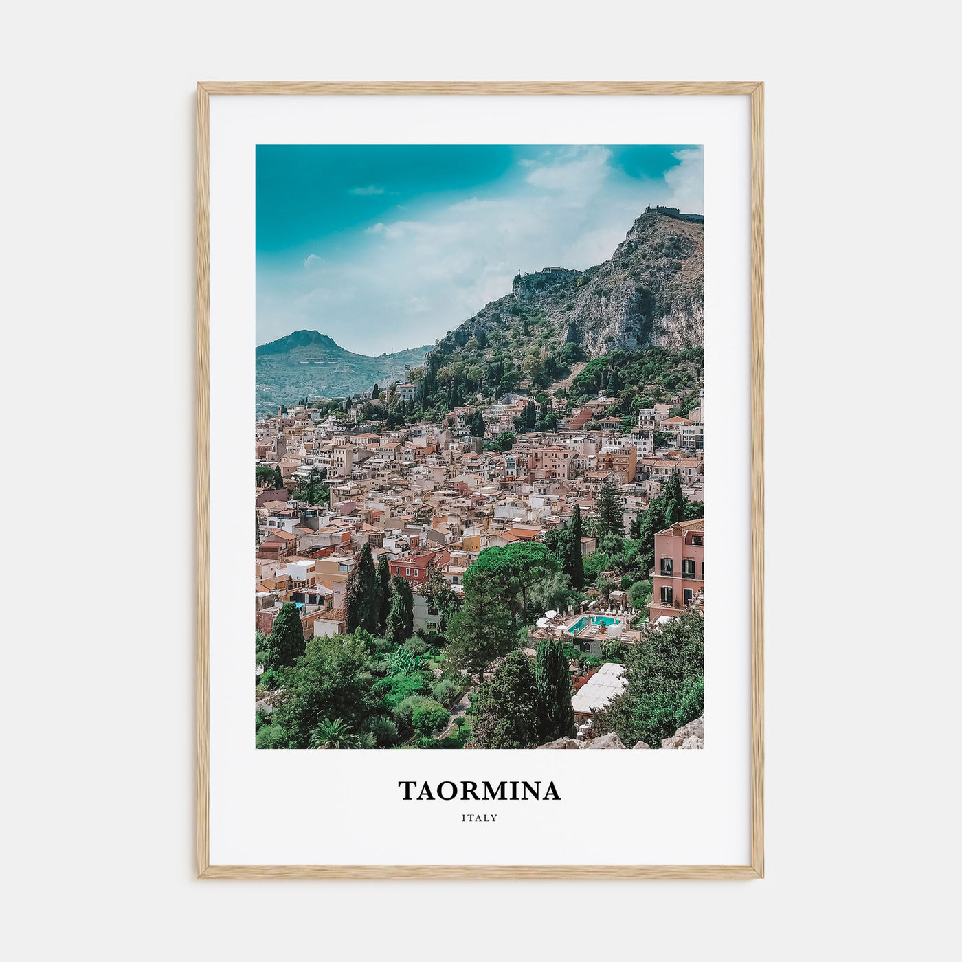 Taormina Portrait Color Poster