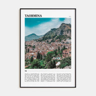 Taormina Travel Color Poster