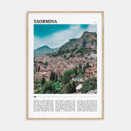 Taormina Travel Color Poster