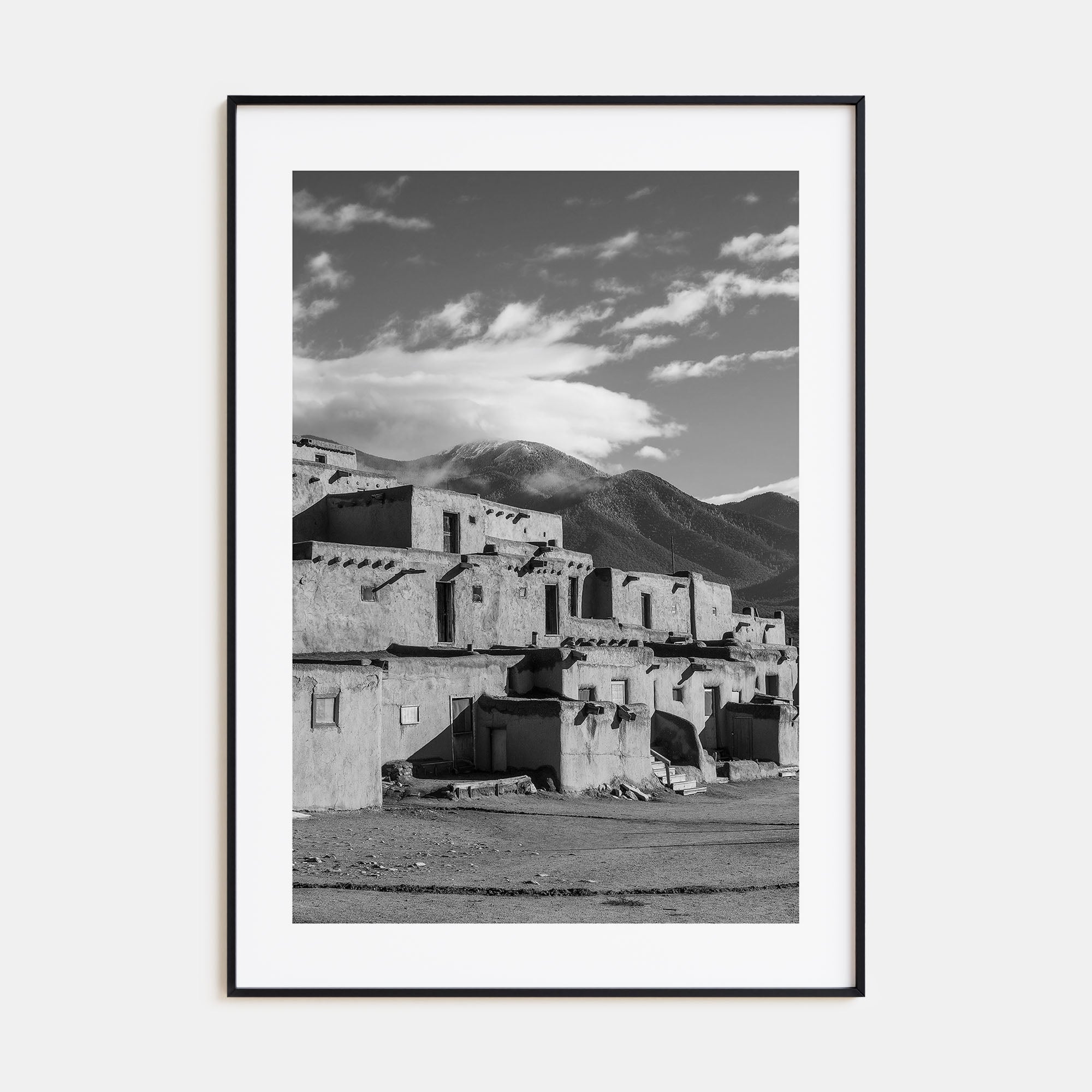 Taos Photo B&W Poster