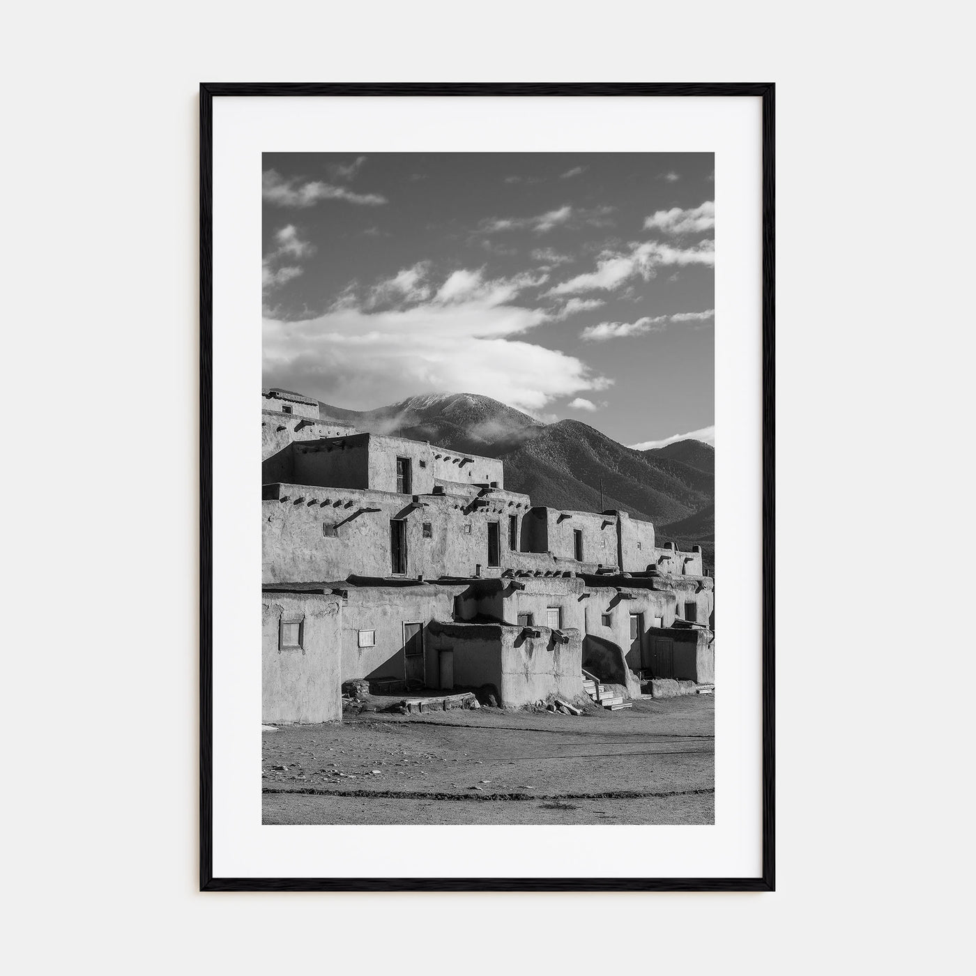 Taos Photo B&W Poster