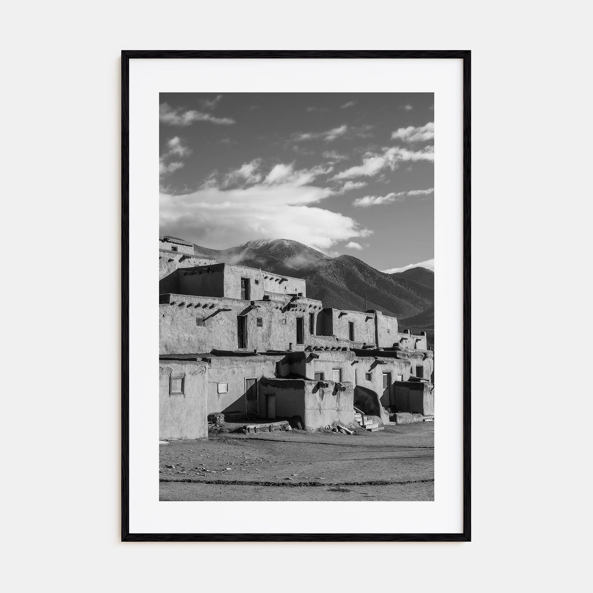 Taos Photo B&W Poster
