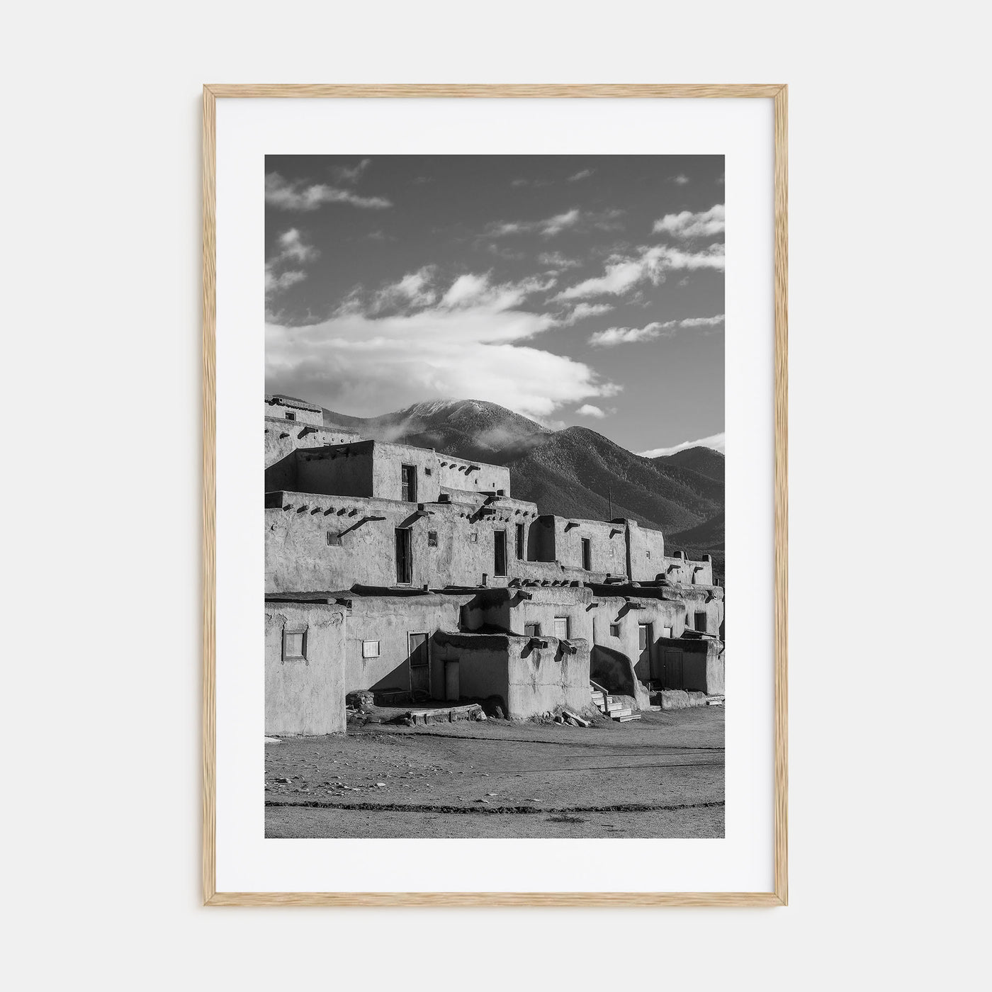 Taos Photo B&W Poster