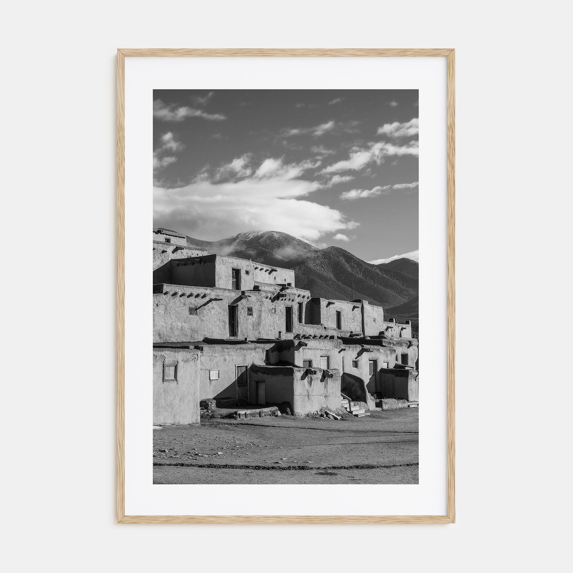 Taos Photo B&W Poster