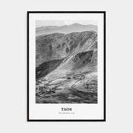 Taos Portrait B&W Poster