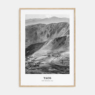 Taos Portrait B&W Poster