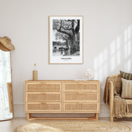 Tarangire National Park Portrait B&W Poster