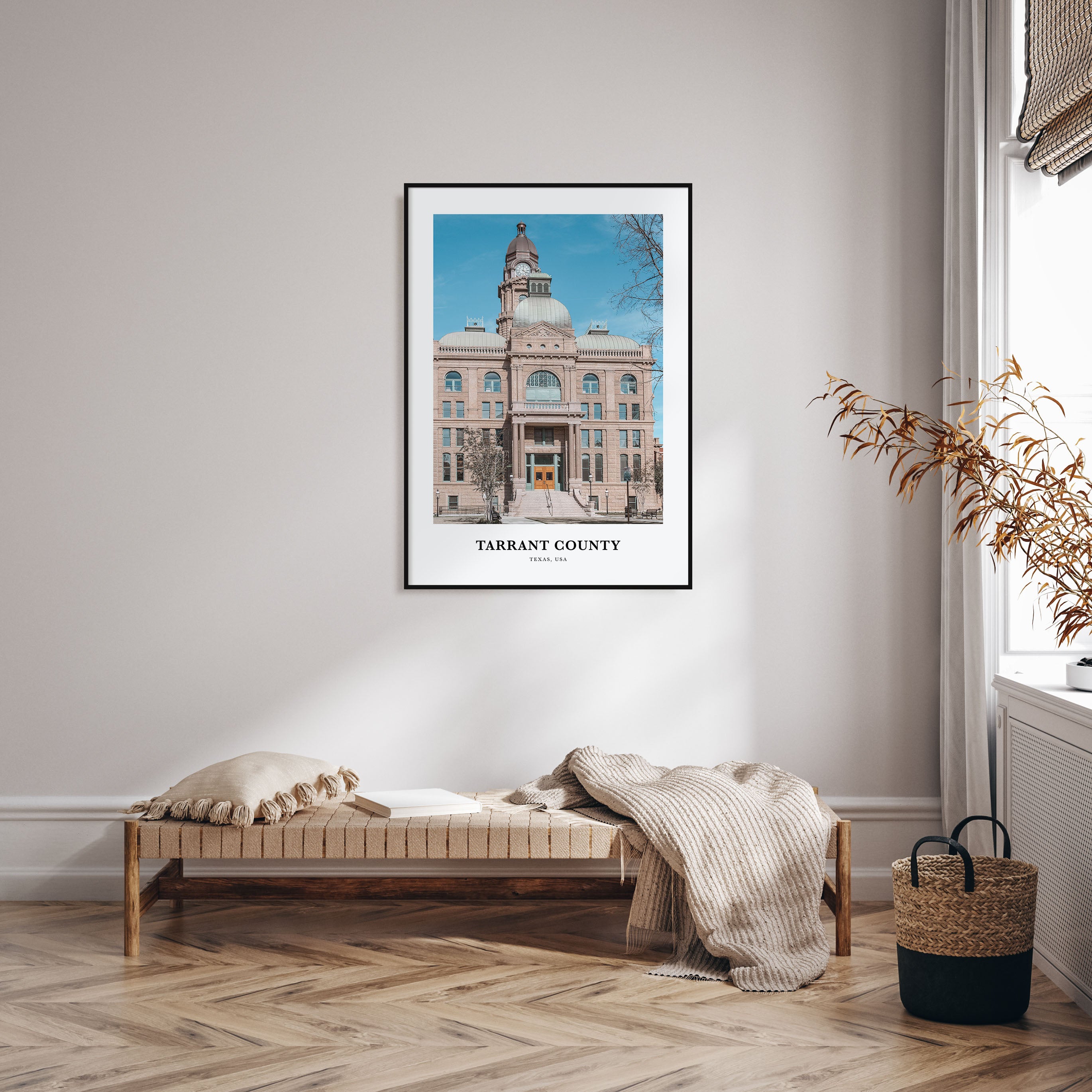 Tarrant County Portrait Color Poster