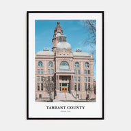 Tarrant County Portrait Color Poster