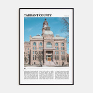 Tarrant County Travel Color Poster