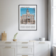 Tarrant County Travel Color Poster