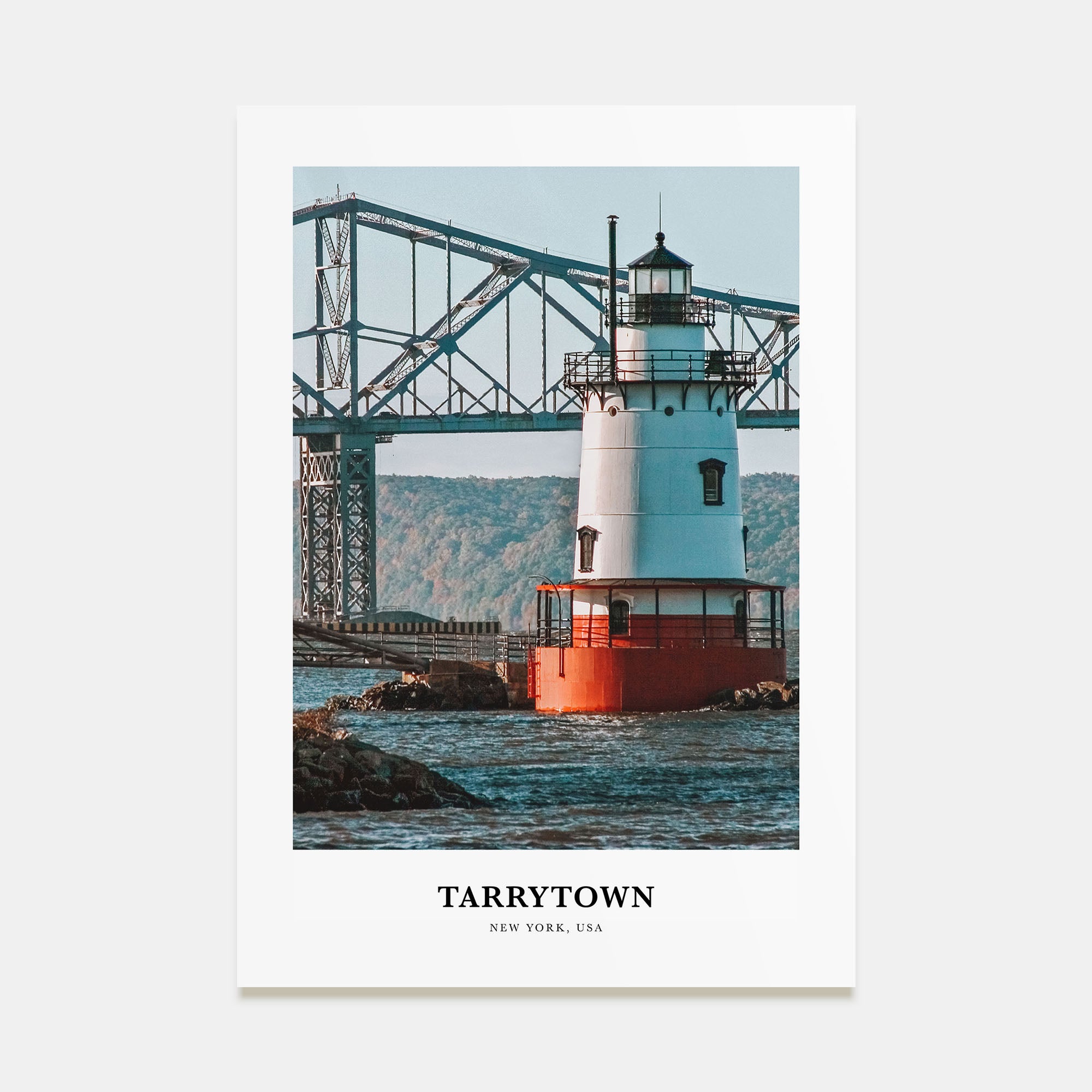Tarrytown Portrait Color Poster