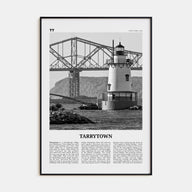 Tarrytown Travel B&W Poster