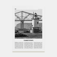 Tarrytown Travel B&W Poster