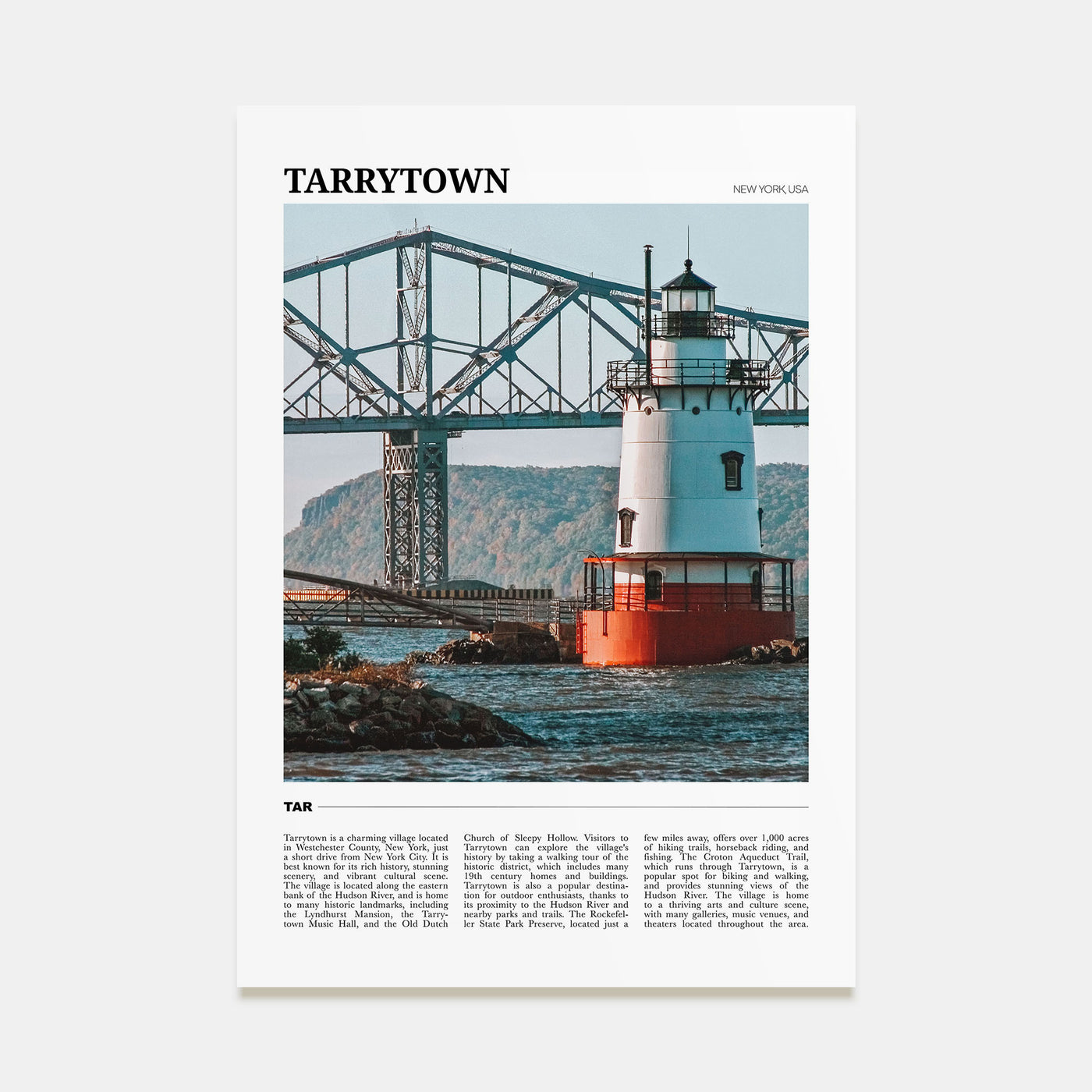 Tarrytown Travel Color Poster