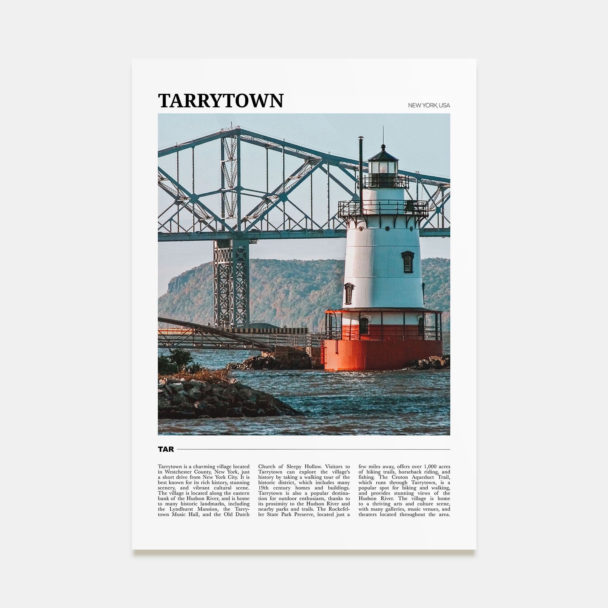 Tarrytown Travel Color Poster
