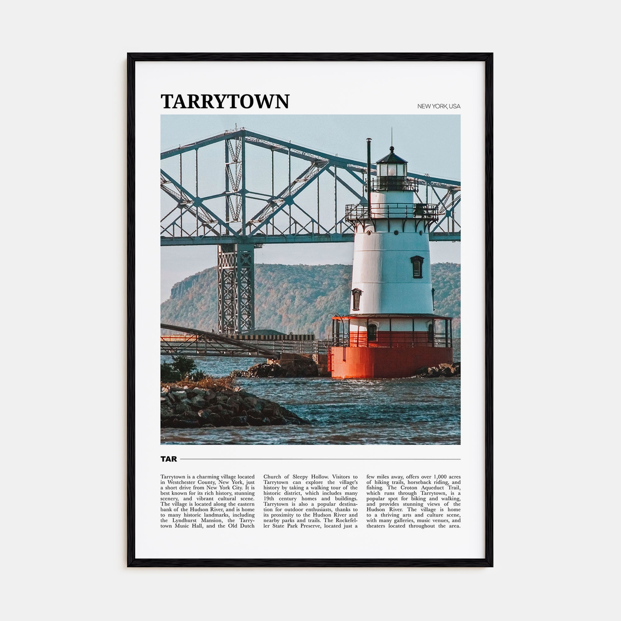 Tarrytown Travel Color Poster