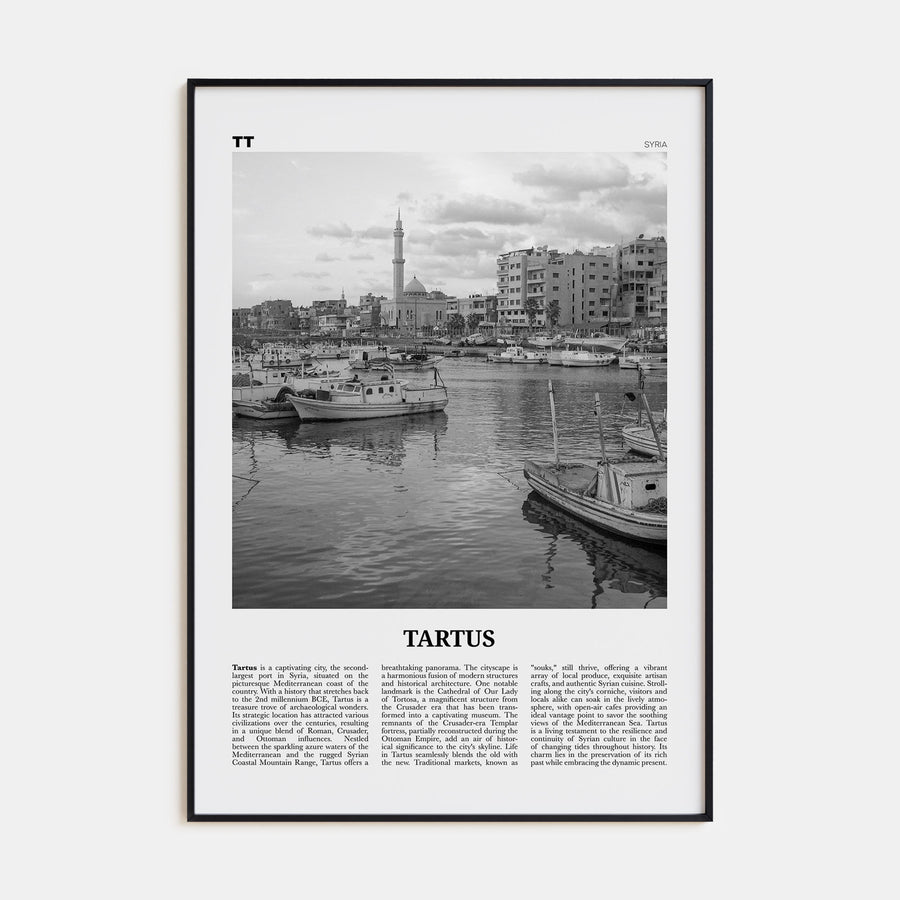 Tartus Travel B&W Poster