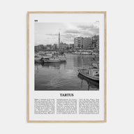 Tartus Travel B&W Poster