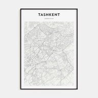 Tashkent Map Portrait Poster