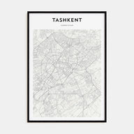 Tashkent Map Portrait Poster