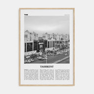 Tashkent Travel B&W Poster
