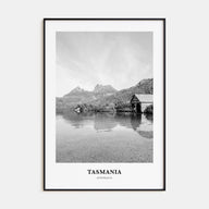 Tasmania Portrait B&W No 1 Poster