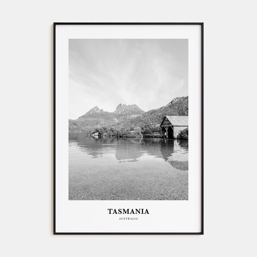 Tasmania Portrait B&W No 1 Poster
