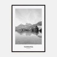 Tasmania Portrait B&W No 1 Poster