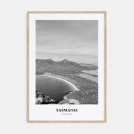 Tasmania Portrait B&W No 2 Poster