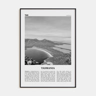 Tasmania Travel B&W No 1 Poster