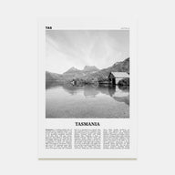 Tasmania Travel B&W No 2 Poster