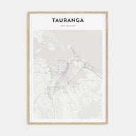 Tauranga Map Portrait Poster