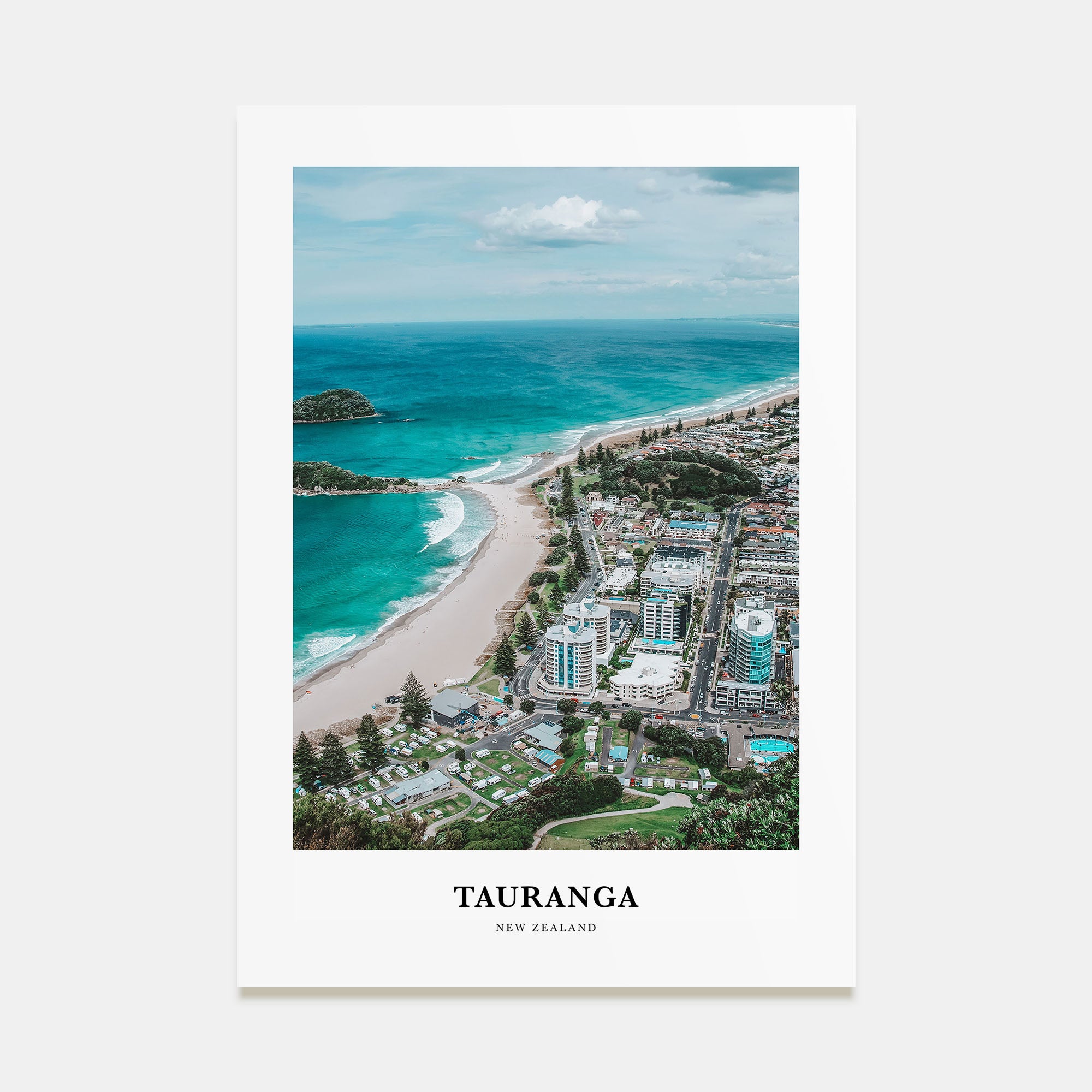 Tauranga Portrait Color Poster