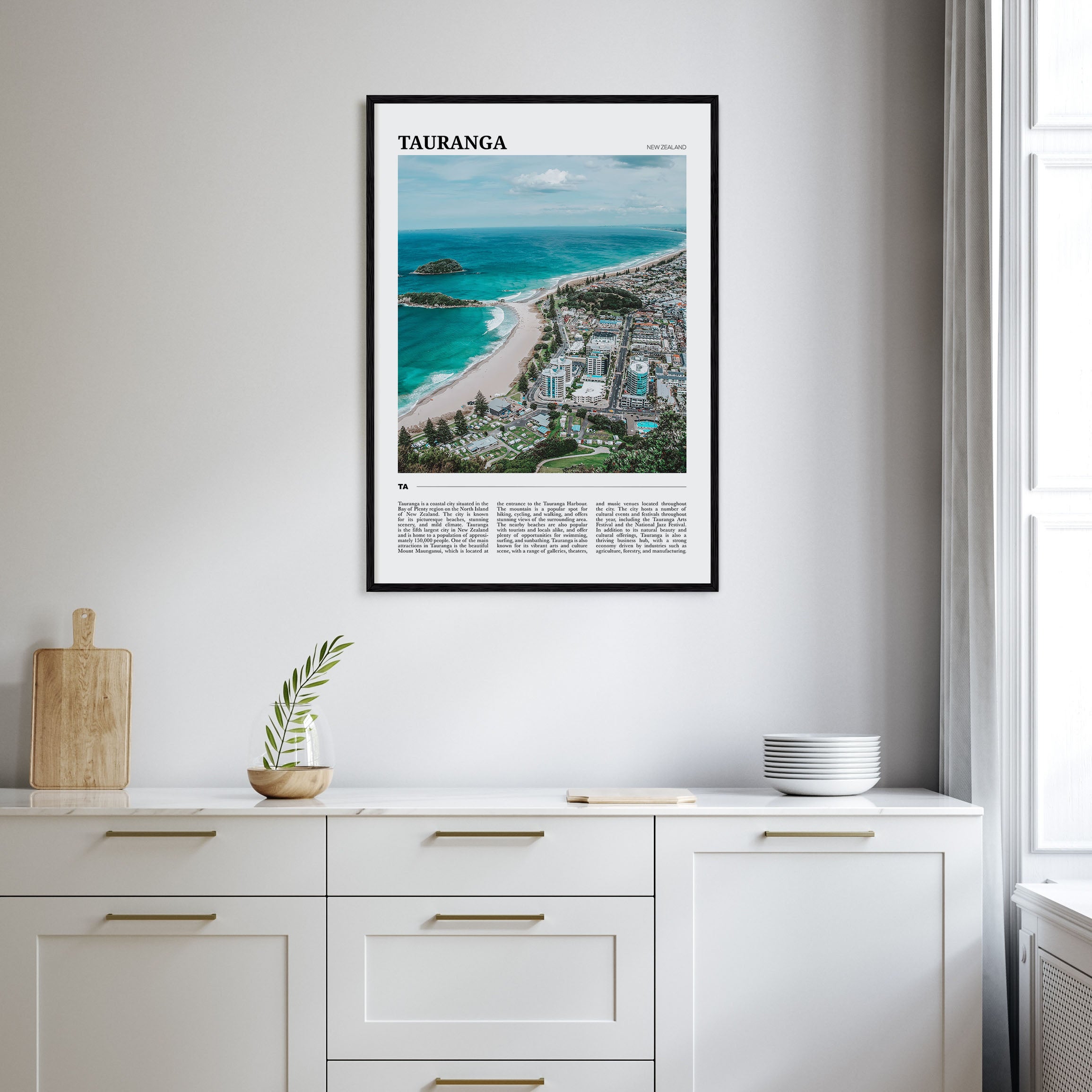 Tauranga Travel Color Poster