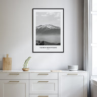 Taurus Mountains Portrait B&W Poster