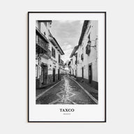 Taxco Portrait B&W Poster
