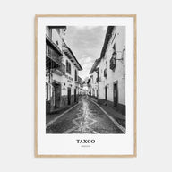 Taxco Portrait B&W Poster