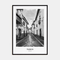 Taxco Portrait B&W Poster