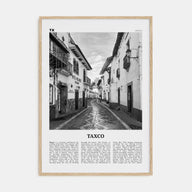 Taxco Travel B&W Poster