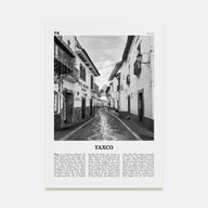 Taxco Travel B&W Poster