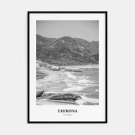 Tayrona National Natural Park Portrait B&W Poster