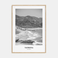 Tayrona National Natural Park Portrait B&W Poster