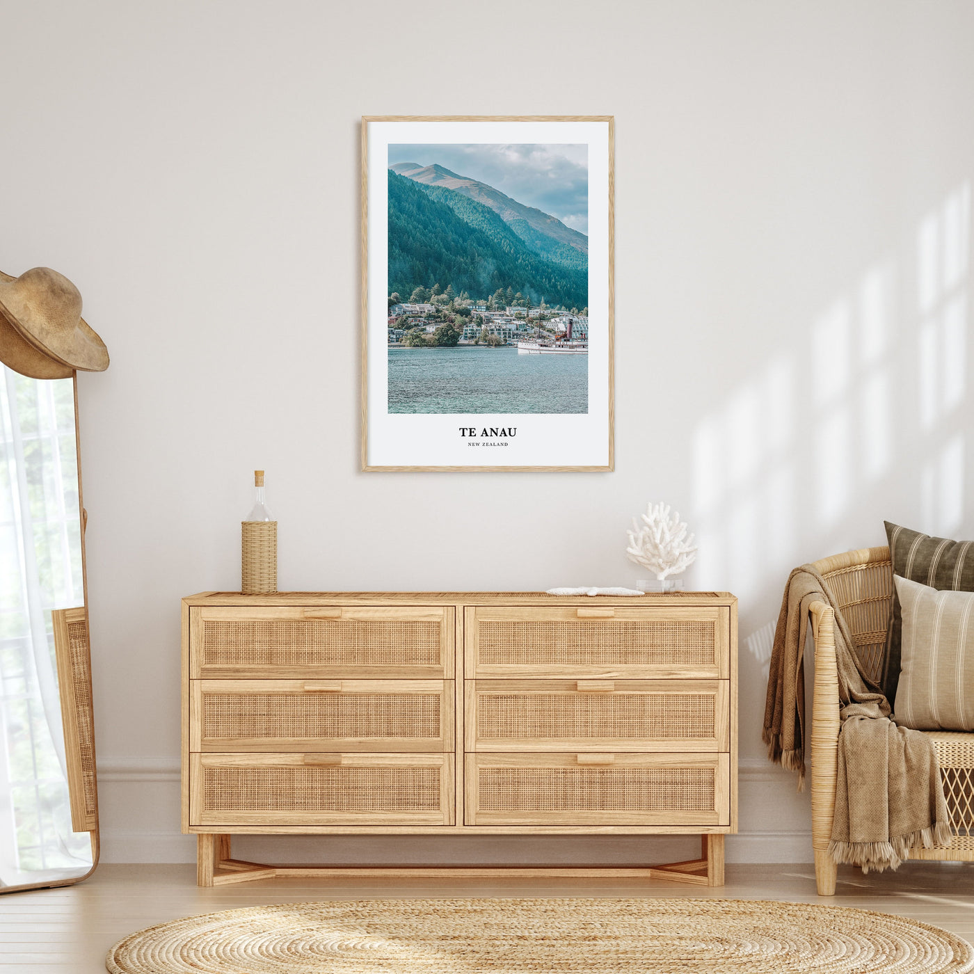 Te Anau Portrait Color Poster