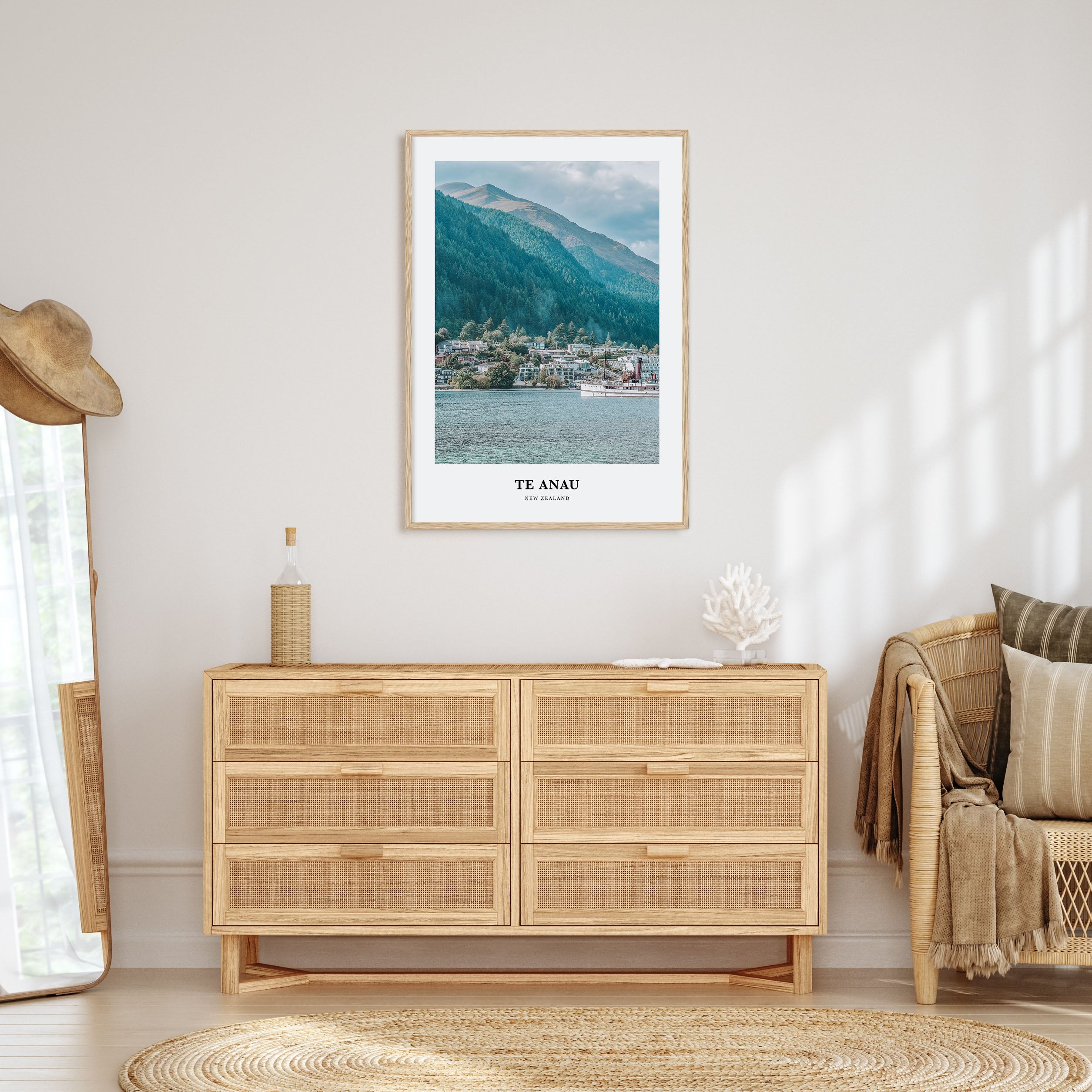 Te Anau Portrait Color Poster
