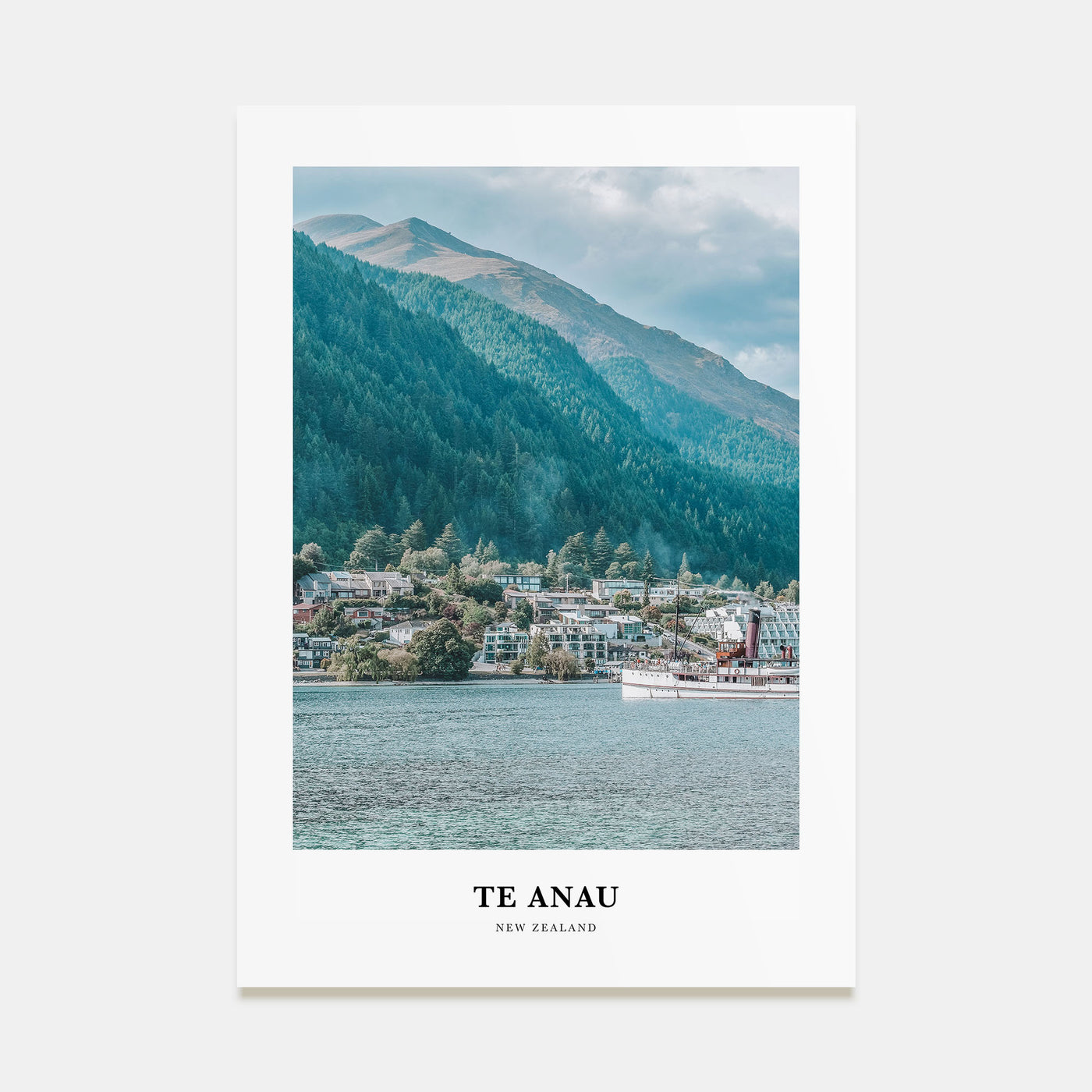 Te Anau Portrait Color Poster