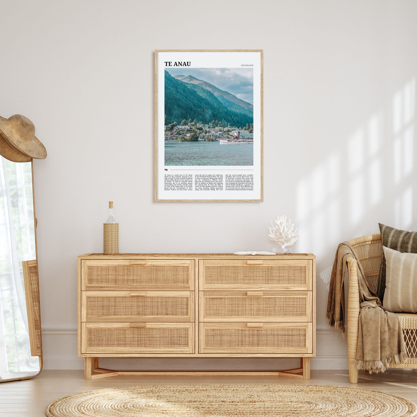 Te Anau Travel Color Poster