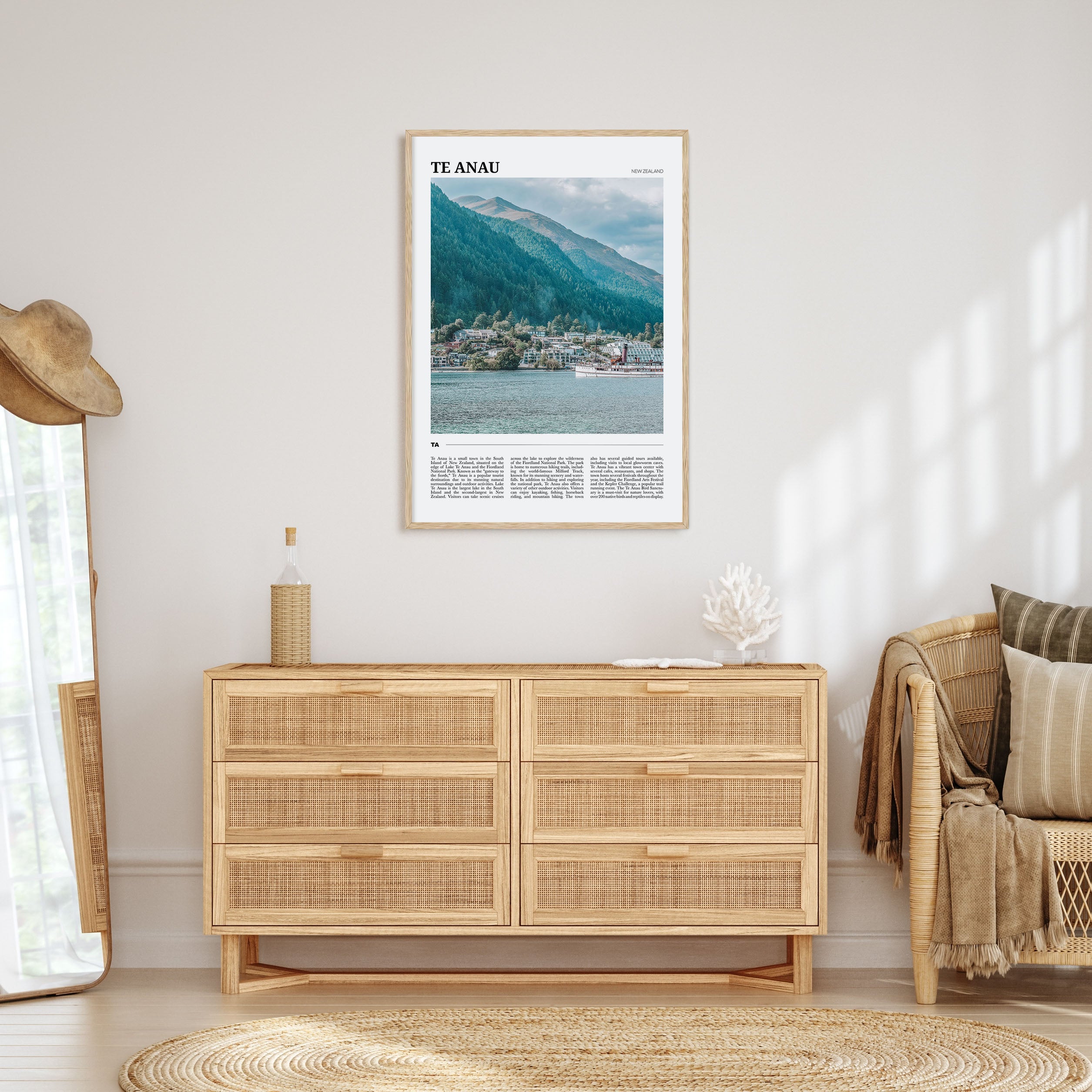 Te Anau Travel Color Poster