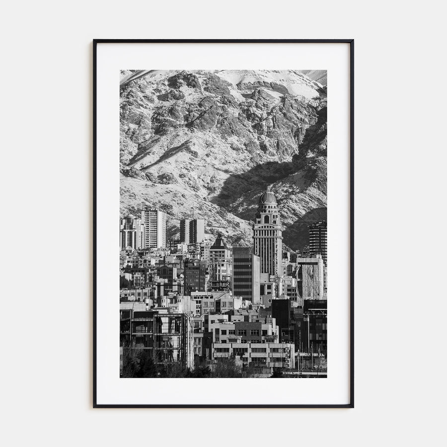Tehran Photo B&W Poster